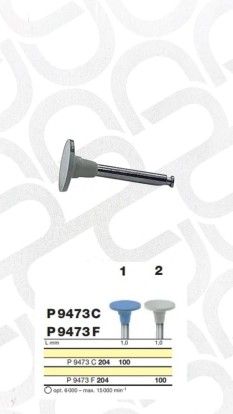 Полировочный бор по ZrO2 с алмазным зерном 2-я ступень / P 9473 F 204.100, Drendel + Zweiling DIAMANT GmbH, Германия